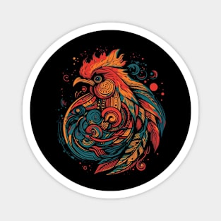 Buy Your Vibrant Zodiac Rooster T-Shirt - Celebrate in Style! Magnet